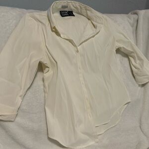 Cotton Express Stretch Cotton Blouse womens M
